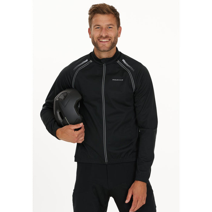 ENDURANCE Wayne M Cycling/MTB 2 in 1 Jacket Cycling Jacket 1001 Black
