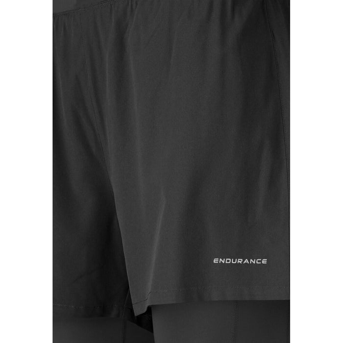 ENDURANCE Weilby M 2-in-1 7-8 Tights Tights 1001 Black