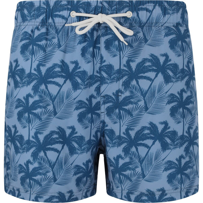 CRUZ Werner Jr. Beach Boardshorts Boardshorts Print 3609 Blue Palm tree