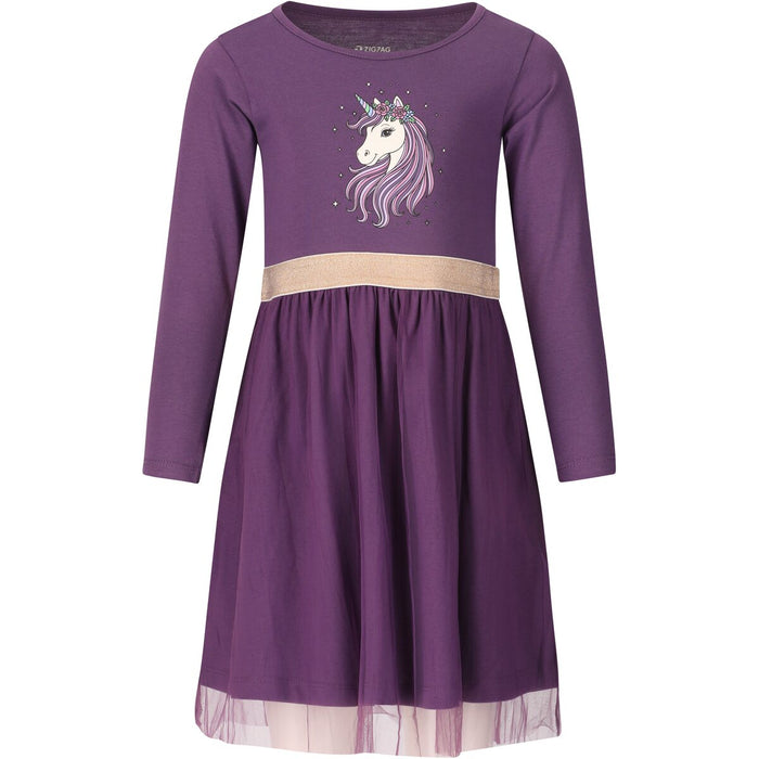 ZIGZAG Whitney LS Dress Dress 4411 Grape Compote