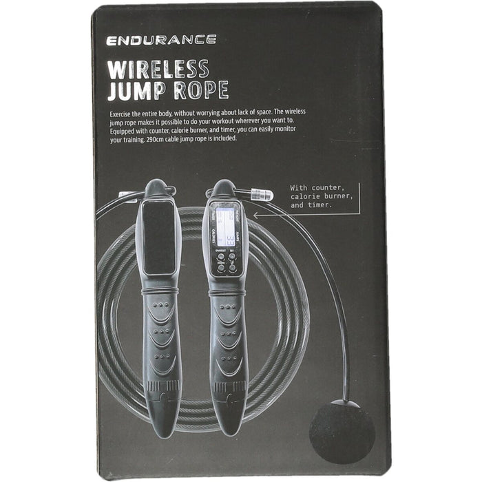 ENDURANCE Wireless Jump Rope Fitness equipment 1001 Black