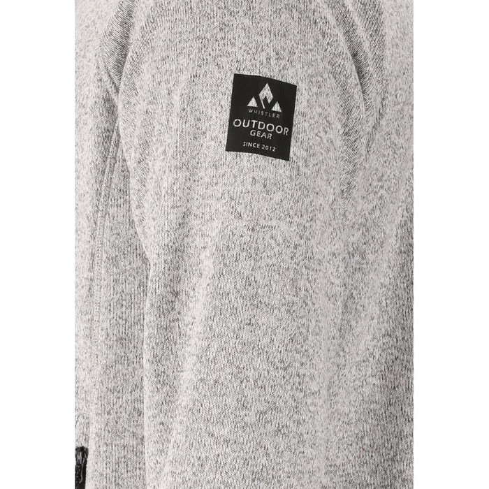 WHISTLER Wolven M Fleece Jacket Fleece 1005 Light Grey Melange