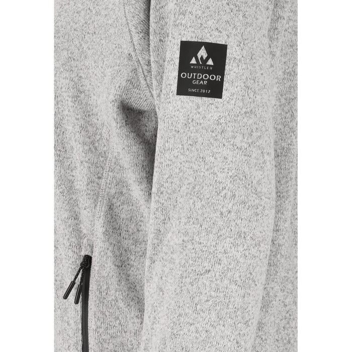 WHISTLER Wolven W Hood Fleece Jacket Fleece 1005 Light Grey Melange