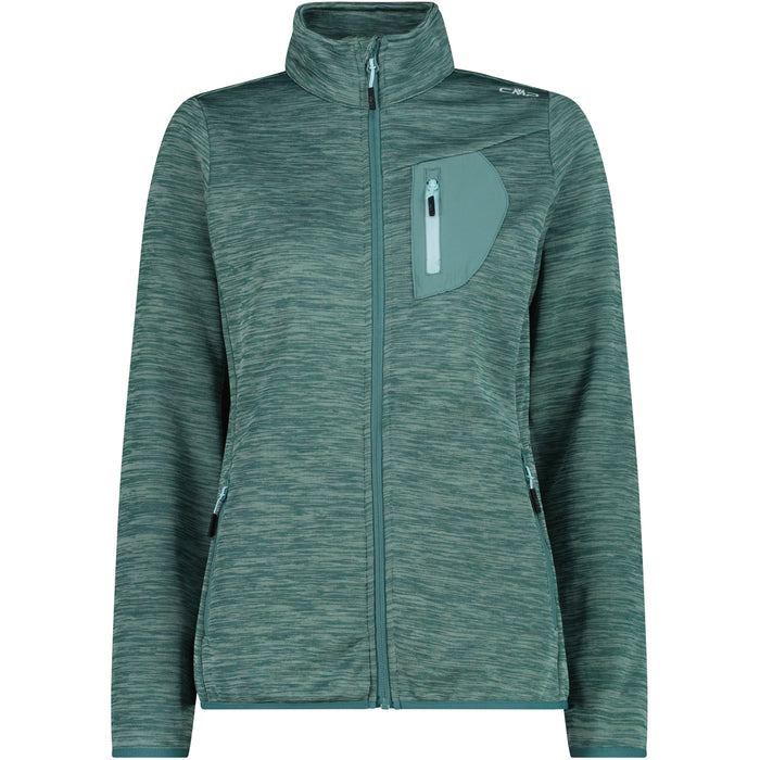 CMP Woman Jacket Fleece E818 Agave Mel.