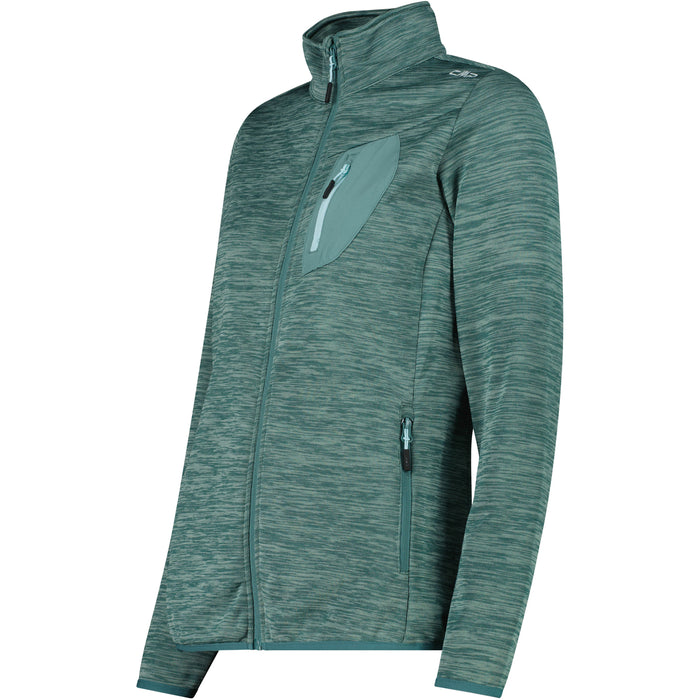CMP Woman Jacket Fleece E818 Agave Mel.