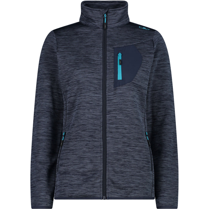 CMP Woman Jacket Fleece M862 B.Blue Mel.