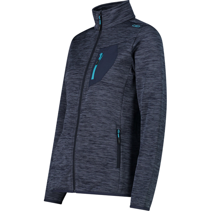 CMP Woman Jacket Fleece M862 B.Blue Mel.