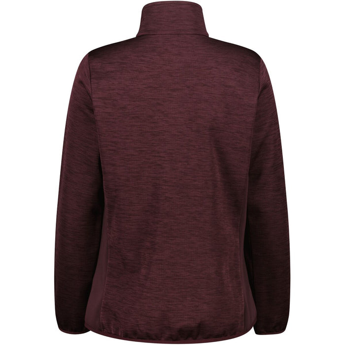 CMP Woman Jacket Fleece C599 Black Berry Mel.