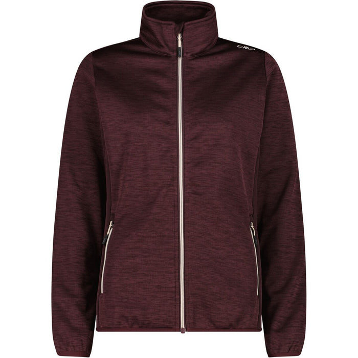 CMP Woman Jacket Fleece C599 Black Berry Mel.