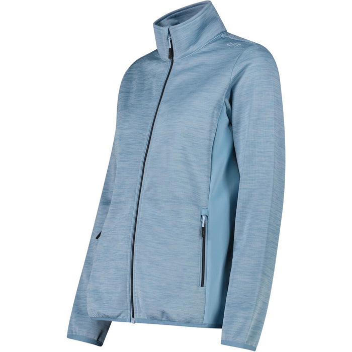 CMP Woman Jacket Fleece L523 Cool Blue Mel.