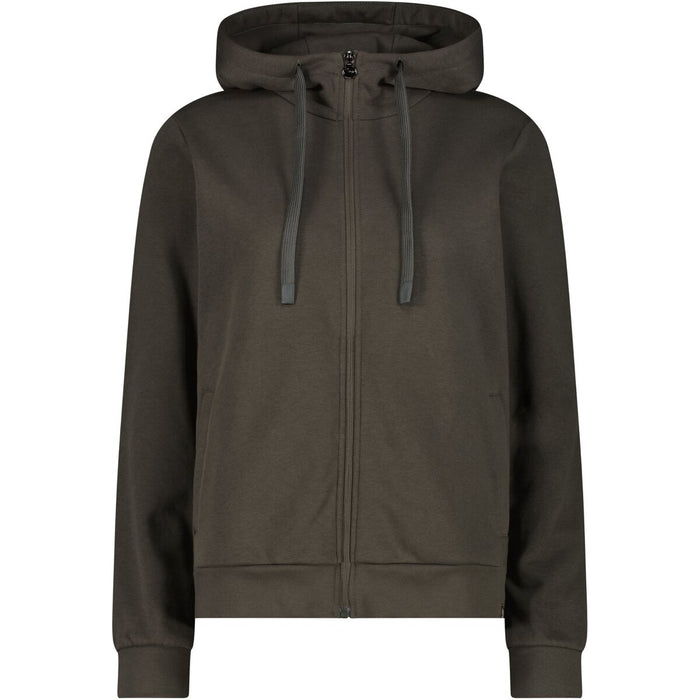 CMP Woman Jacket Fix Hood Sweatshirt F894 Thyme