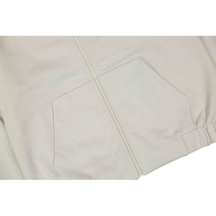 CMP Woman Jacket Fix Hood Sweatshirt A219 Bone