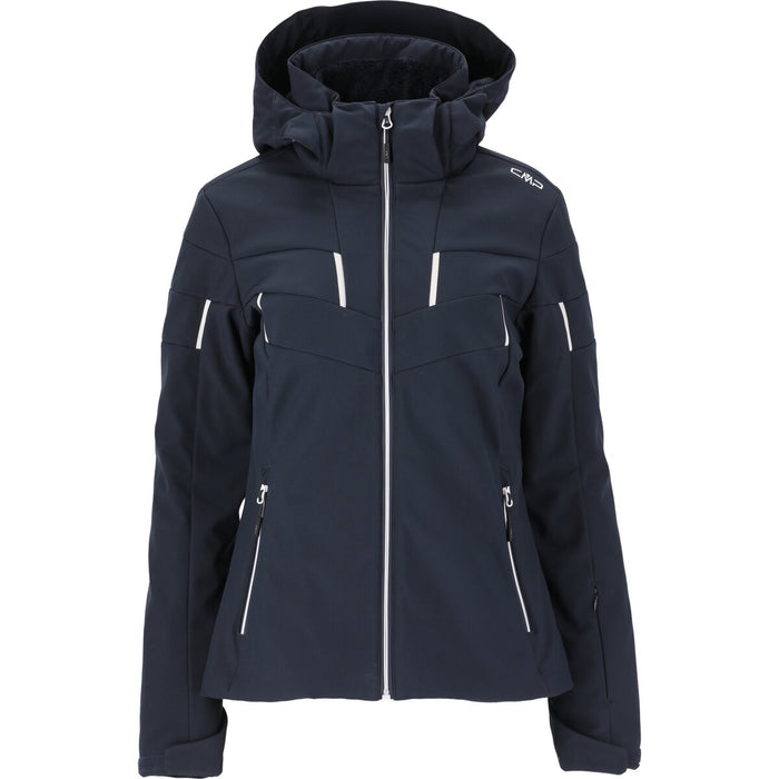 CMP Woman Jacket Zip Hood Jacket 47NS B.Blue-Bianco