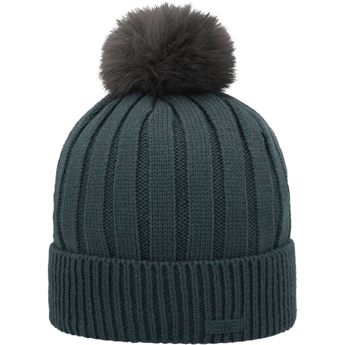 CMP Woman Knitted Hat Hoods F520 Trek Green