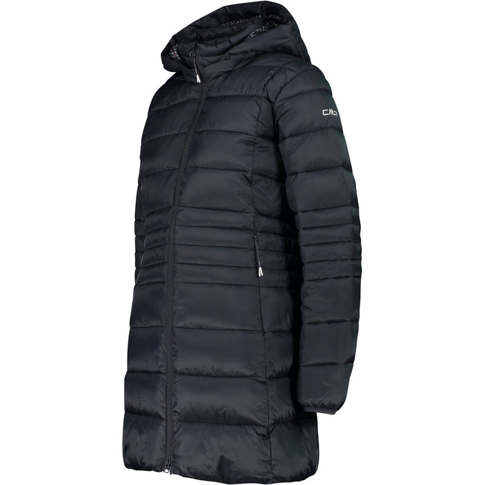 CMP Woman Parka Snaps Hood Jacket U423 Antracite