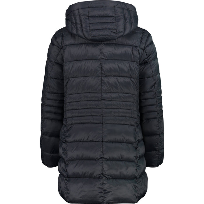 CMP Woman Parka Snaps Hood Jacket U423 Antracite
