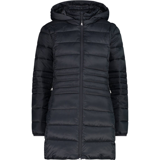 CMP Woman Parka Snaps Hood Jacket U423 Antracite