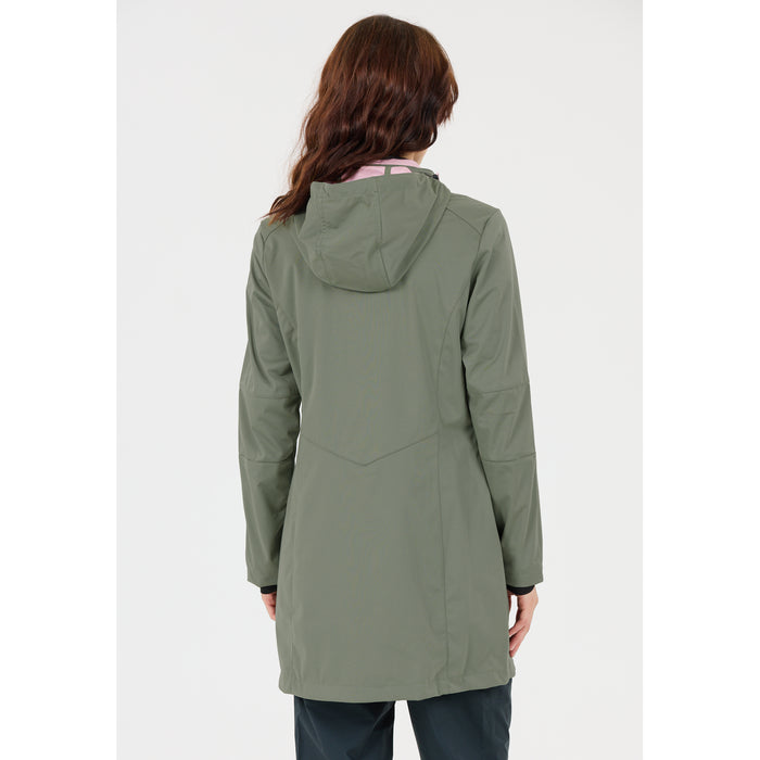 CMP Woman Parka Zip Hood Jacket E452 Salvia