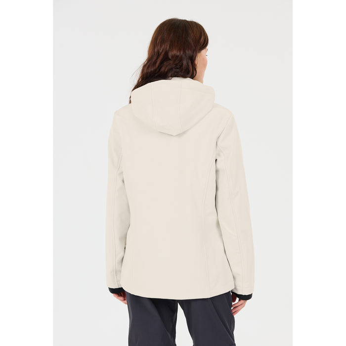 CMP Woman Softshell Jacket Zip Hood Softshell A238 Vaniglia