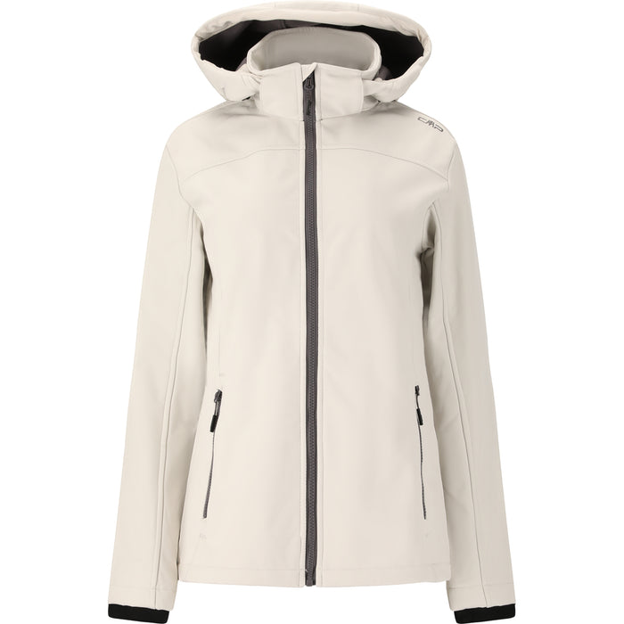 CMP Woman Softshell Jacket Zip Hood Softshell A238 Vaniglia