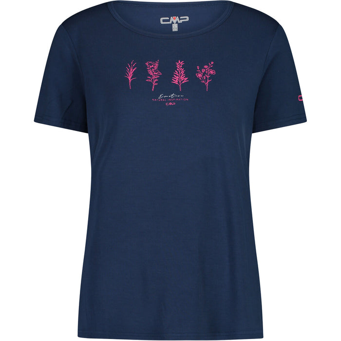 CMP Woman T-Shirt T-shirt 47MR Blue-Fuxia