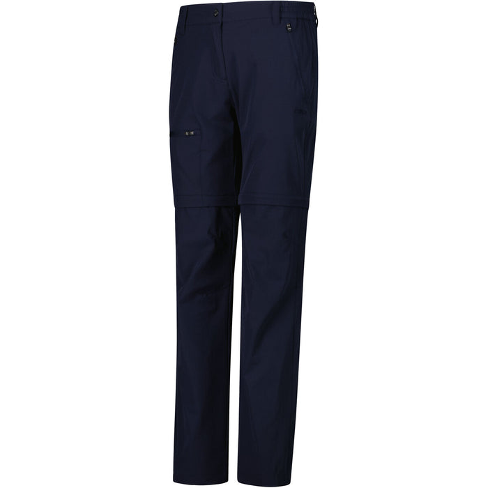 CMP Woman Zip Off Pant Pants N950 Black Blue