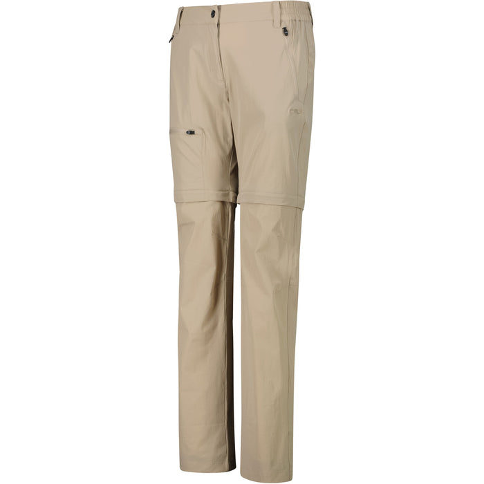 CMP Woman Zip Off Pant Pants P605 Sabbia