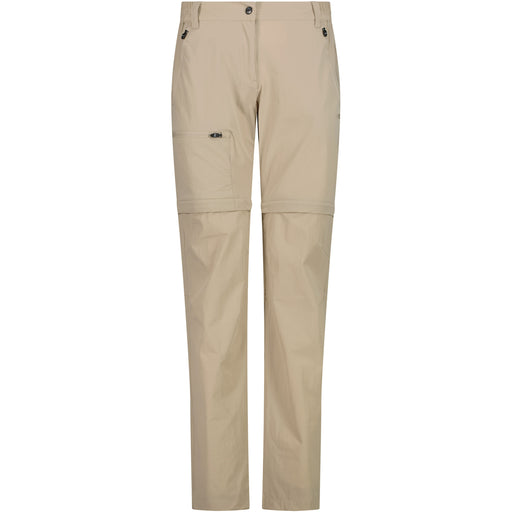 CMP Woman Zip Off Pant Pants P605 Sabbia