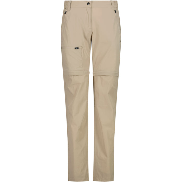 CMP Woman Zip Off Pant Pants P605 Sabbia