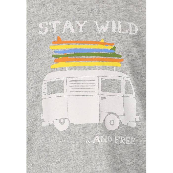 ZIGZAG Woodtown Melange SS T-Shirt T-shirt 1005 Light Grey Melange