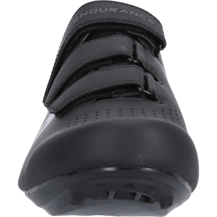 ENDURANCE Wori Road Nylon Cycling Shoes Cycling/Spinning Shoes 1001 Black