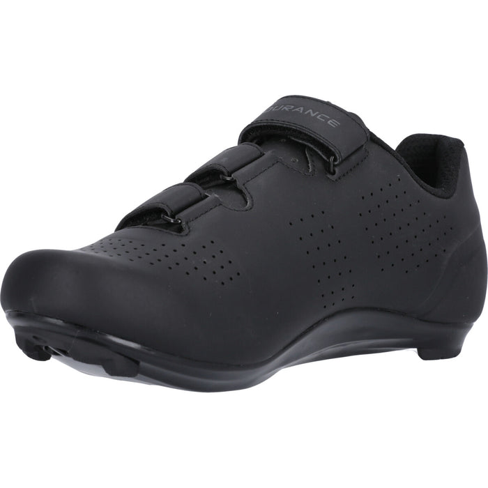 ENDURANCE Wori Road Nylon Cycling Shoes Cycling/Spinning Shoes 1001 Black