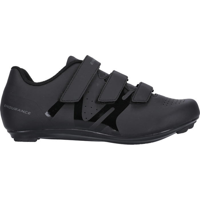 ENDURANCE Wori Road Nylon Cycling Shoes Cycling/Spinning Shoes 1001 Black