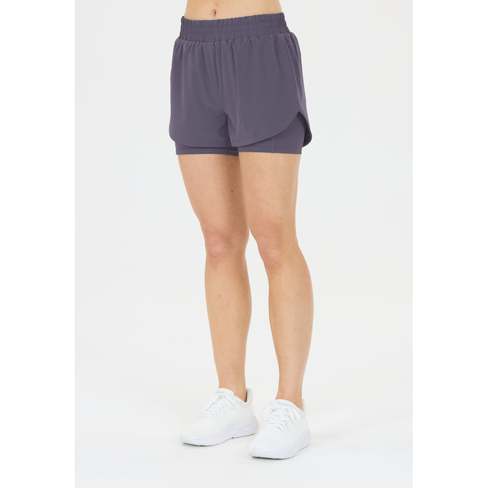 ENDURANCE Yarol W 2-in-1 Shorts Shorts 4371 Graystone