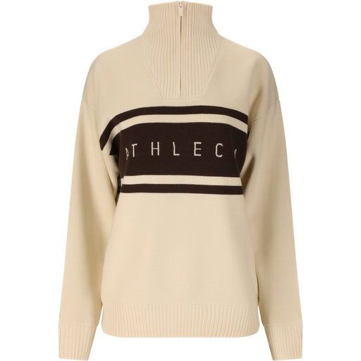 ATHLECIA Yiruma W Knitted Half Zip Knit 1145 Whisper White