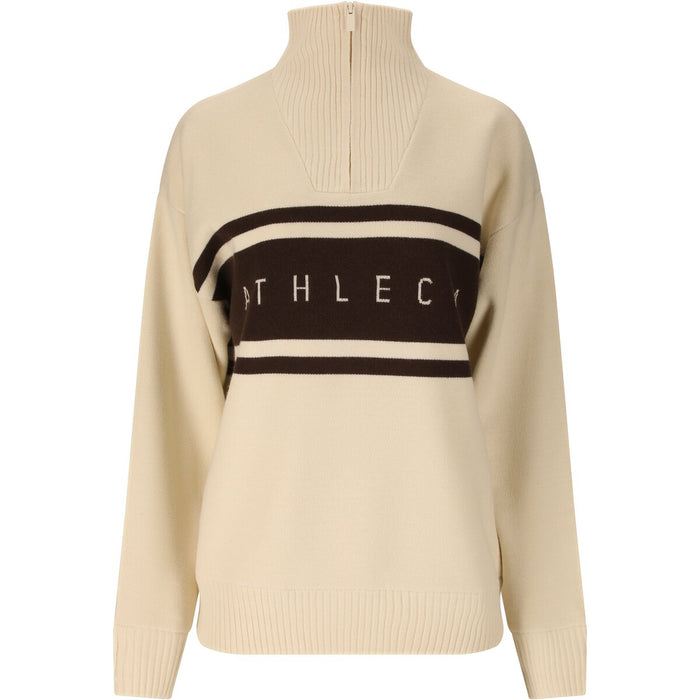 ATHLECIA Yiruma W Knitted Half Zip Knit 1145 Whisper White