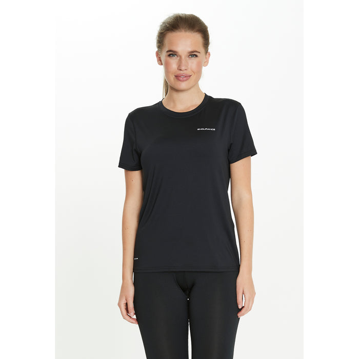 ENDURANCE Yonan V2 W Performance S/S Tee T-shirt 1001 Black