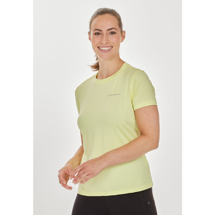 ENDURANCE Yonan W Performance S/S Tee T-shirt 3111 Luminary Green