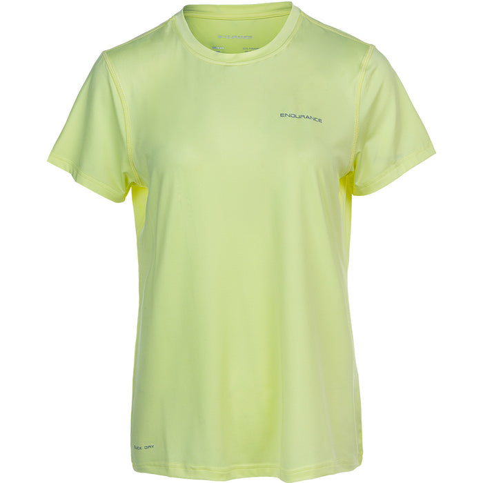 ENDURANCE Yonan W Performance S/S Tee T-shirt 3111 Luminary Green