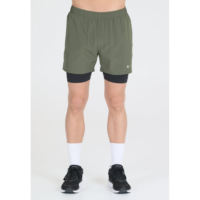 VIRTUS Zayne M 2-in-1 Shorts Shorts 3056 Agave Green