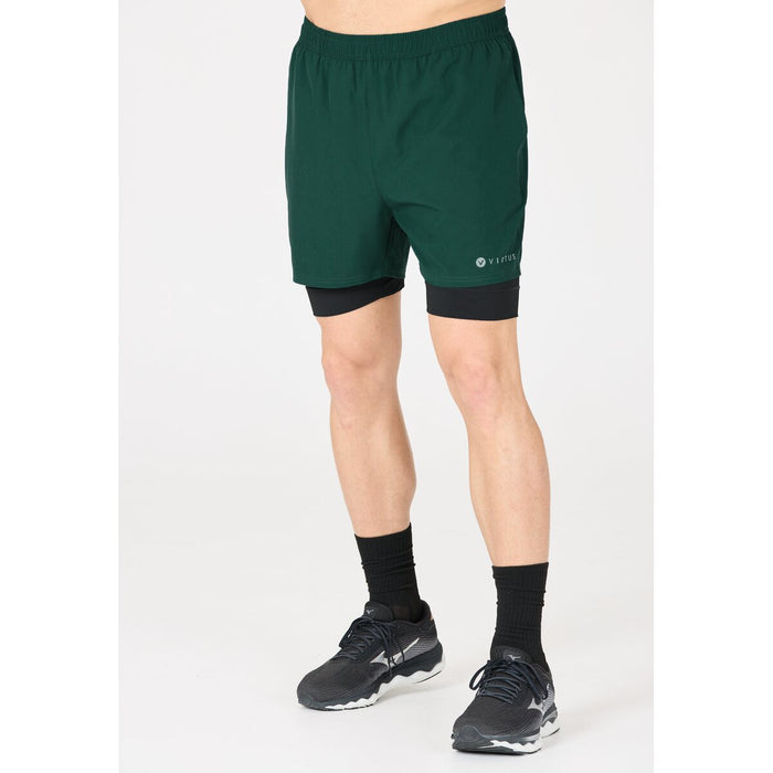 VIRTUS Zayne M 2-in-1 Shorts Shorts 3200 Sea Moss