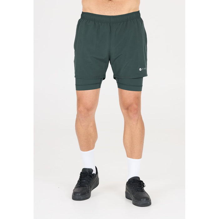 VIRTUS Zayne M 2-in-1 Shorts Shorts 3242 Dusty Forest