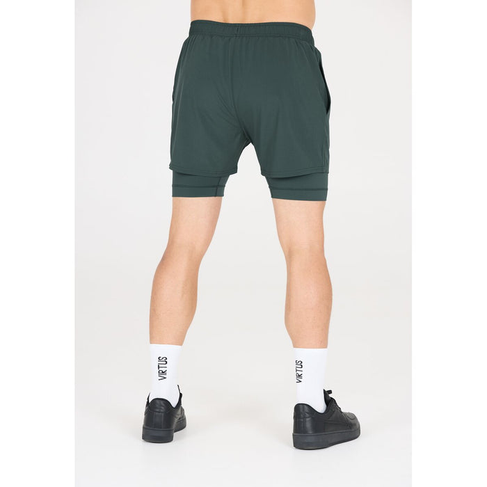 VIRTUS Zayne M 2-in-1 Shorts Shorts 3242 Dusty Forest