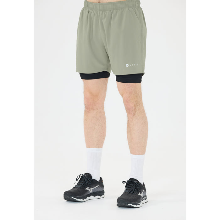 VIRTUS Zayne M 2-in-1 Shorts Shorts 3250 Dried sage