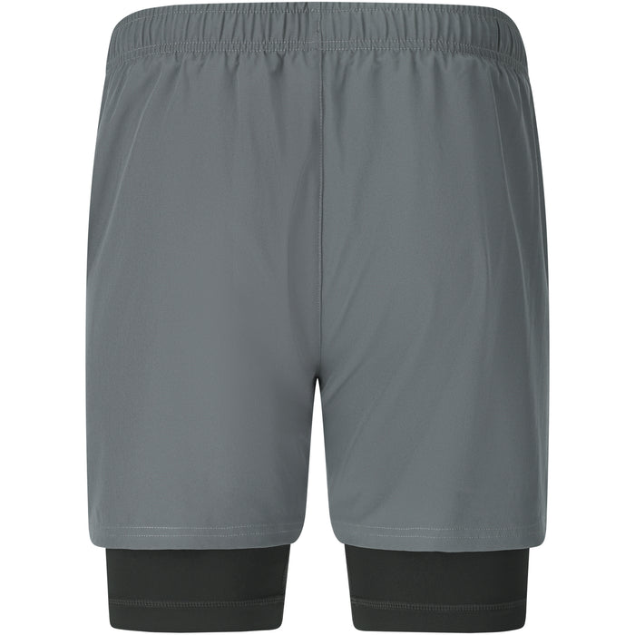 VIRTUS Zayne V2 M 2-in-1 Shorts Shorts 2295 Lagune Gray