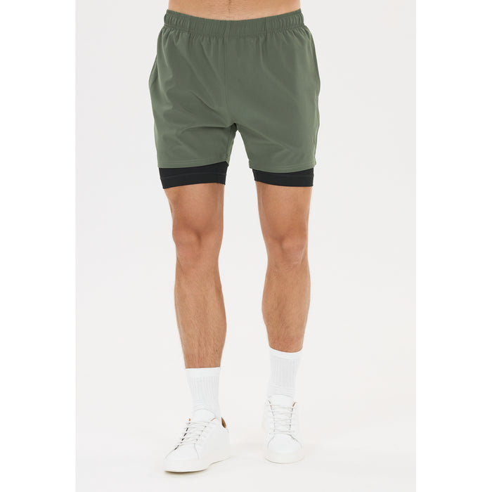 VIRTUS Zayne V2 M 2-in-1 Shorts Shorts 3210 Pine