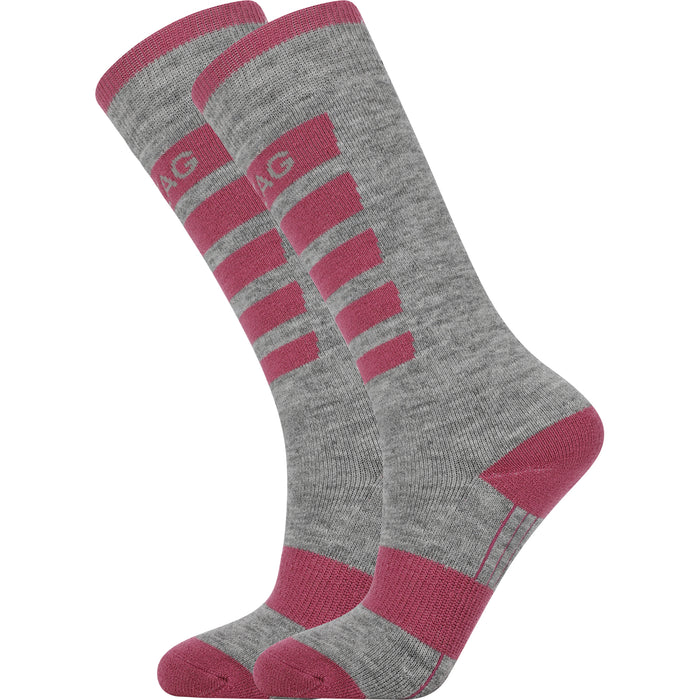 ZIGZAG Znow Ski Sock 2-Pack Socks 4368 Red Violet