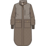 Hollieana W Long Quilted Jacket