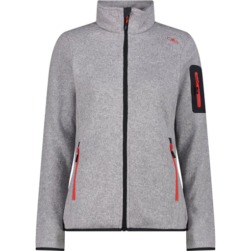 CMP CMP WOMAN KNITTECH FLEECE JACKET Fleece 26UN Argento-Campari