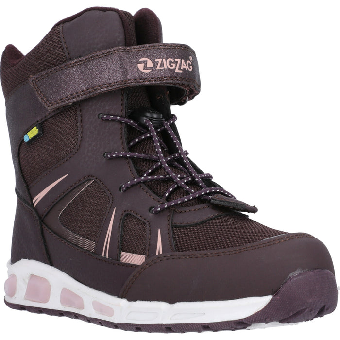 ZIGZAG Clementu Kids Boot WP W/lights Boots 4241 Fudge